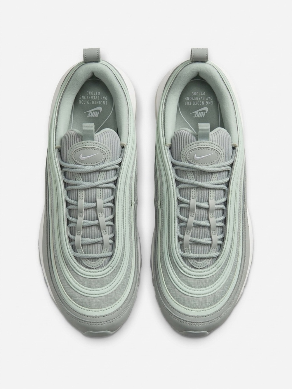 Nike woman Grey with Light Green Accent Sneakers